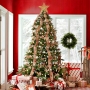 Ponteira Estrela Decoração Enfeite Árvore Natal Dourado