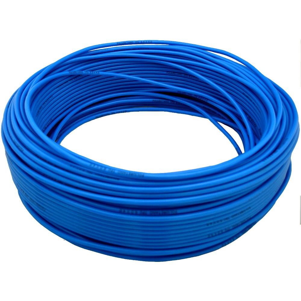 Mangueira Pu 10 mm x 06 mm  Tubo Flexível (poliuretano) 100 Metros Azul 