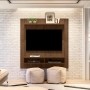 Painel Home Capri Smart para TVs de até 43 polegadas Linea Brasil - Nogueira - Foto 0