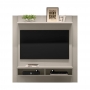 Painel Home Capri Smart para TVs de até 43 polegadas Linea Brasil - Off White - Foto 1