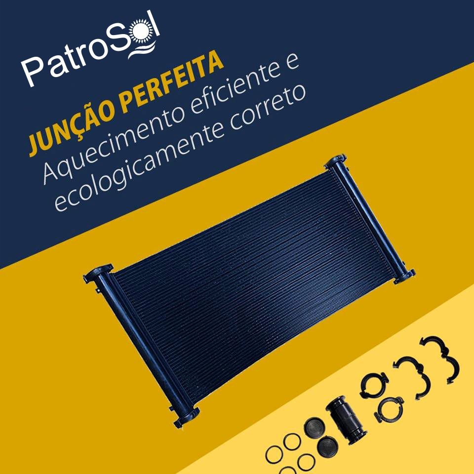 Kit Aquecedor Solar Para Piscina 50m²
