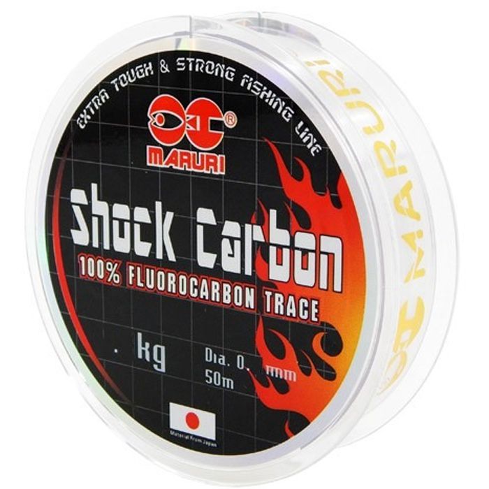 Linha Fluorocarbon Maruri Shock Carbon 14kg (0.45mm - 50m)