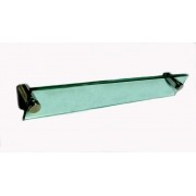 Toalheiro em Vidro Verde Temperado - Aquabox  - 40cmx7cmx10mm