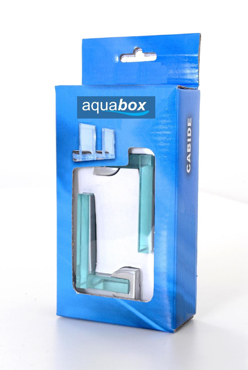 Cabideiros em Vidro Incolor 10mm Lapidado - Aquabox