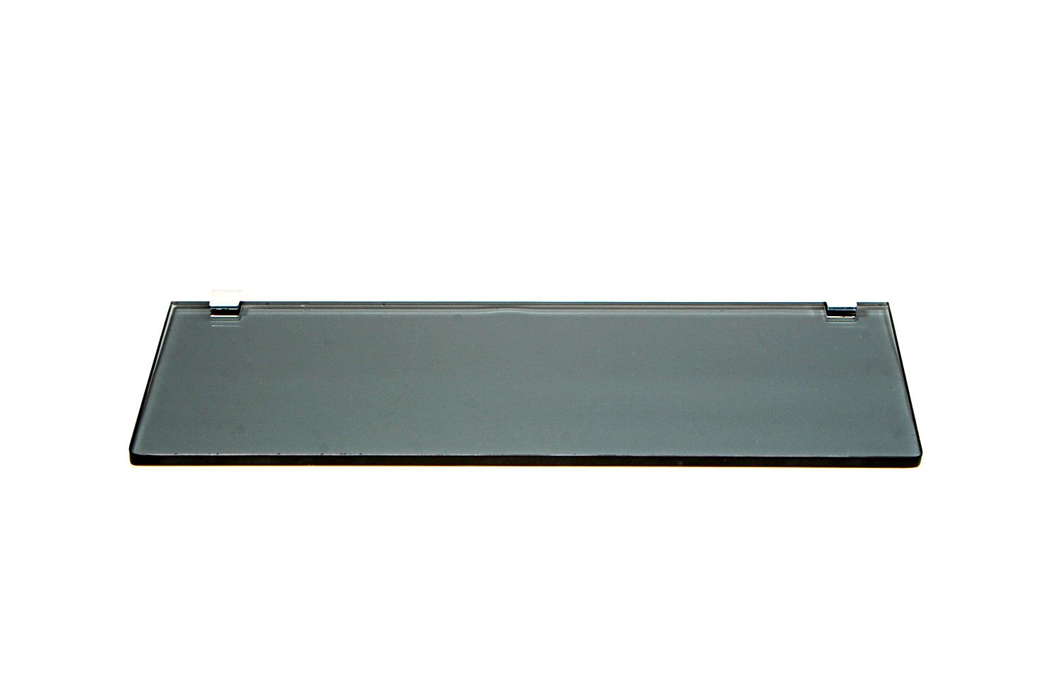 Porta Shampoo Reto em Vidro Fumê Lapidado - Aquabox  - 40cmx14cmx8mm