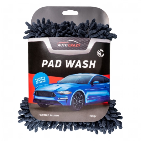 Pad Wash Esponja de Microfibra Tentáculos Limpeza Automotiva - Auto Crazy