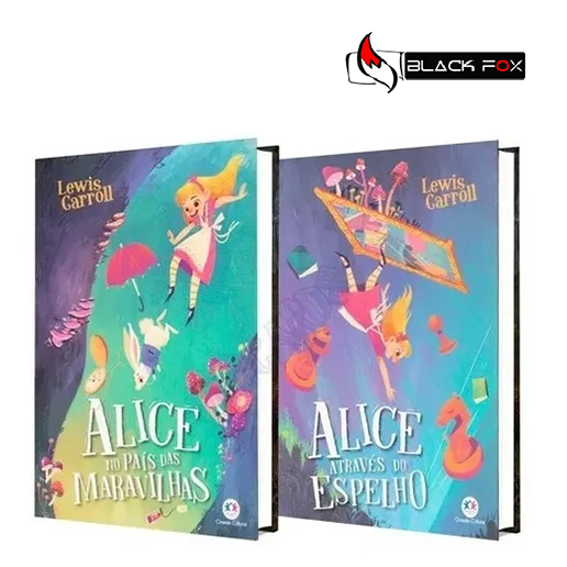 Kit 2 Volumes Alice No País Das Maravilhas