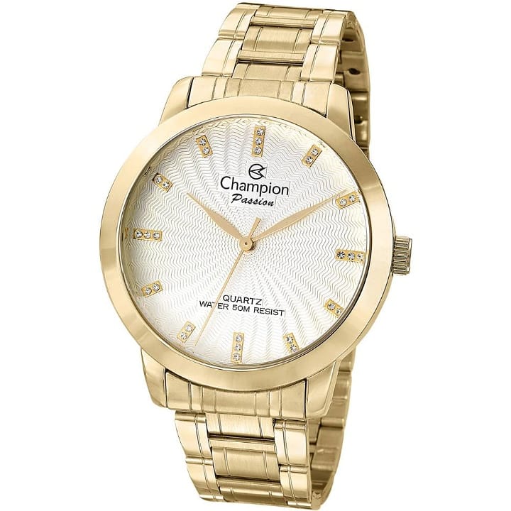 Relógio Feminino Champion Dourado CN29276B