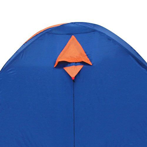 Barraca Iglu Camping Falcon Sobreteto 3 Pessoas Nautika Azul Laranja