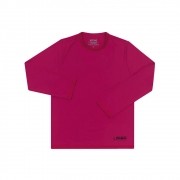 Camiseta Infantil com Proteção Solar UV 50+ Unissex Manga Longa Rosa Pink Vitho