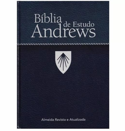 Bíblia De Estudos Andrews Atualizada Capa Dura Azul Cpb