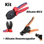 Alicate P/ Crimpar Conector MC4 + Alicate Desencapador de Cabo Solar - Foto 0