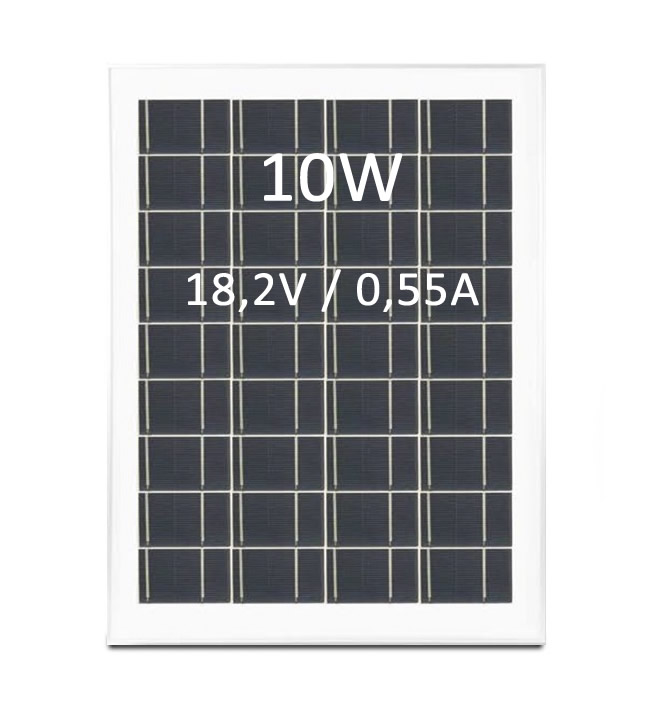 Painel Solar Fotovoltaico 10W - Resun RSM010-P - Foto 0