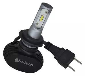 Lâmpada LED Automotivo E-Tech 40w 6000 LM Iluminação Branca H11