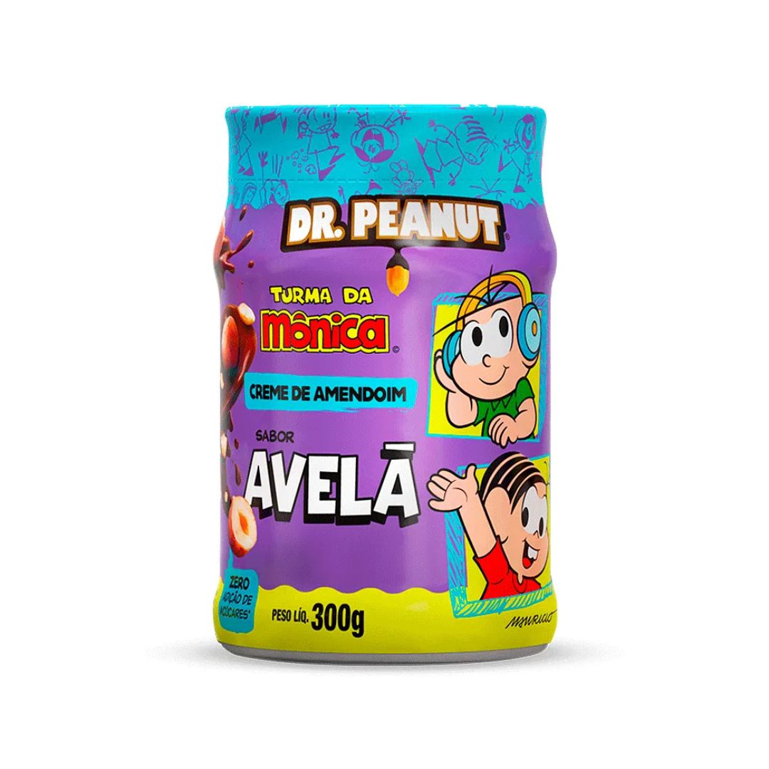 Creme de amendoim Turma da Mônica - Dr Peanut 300g