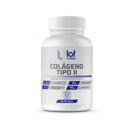 Colágeno tipo 2 40mg 60 cápsulas Lot Nutrition