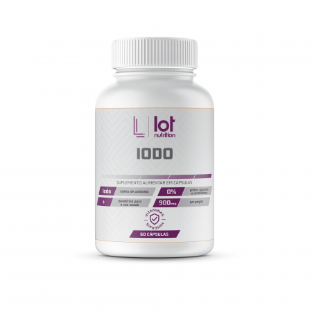 Iodo 900mcg 60 cápsulas Lot Nutrition