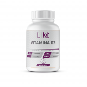 Vitamina D3 2.000UI 120 cápsulas Lot Nutrition