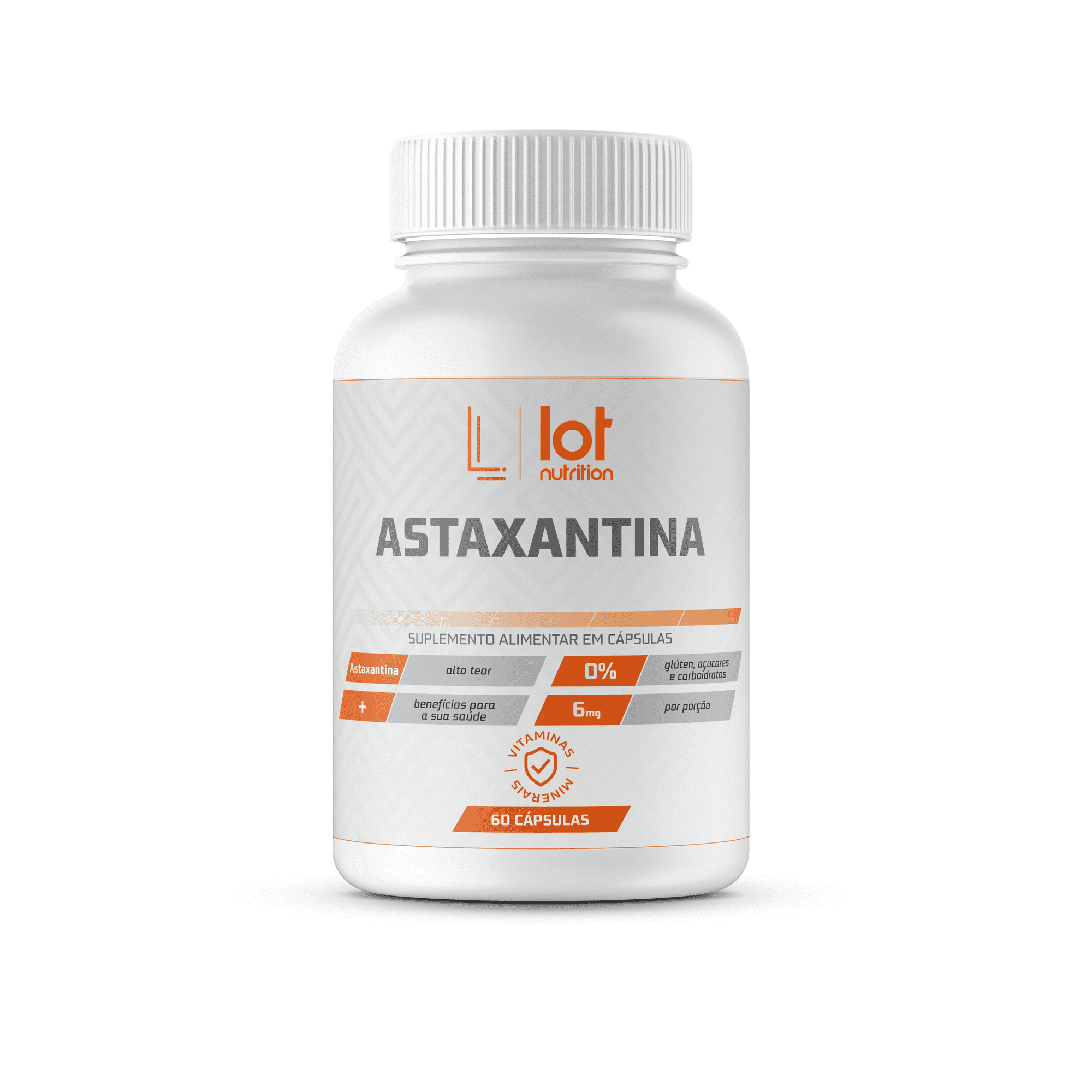 Astaxantina 6mg 60 cápsulas Lot Nutrition
