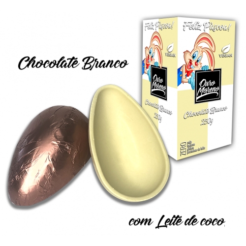 Ovos de páscoa BRANCO Ouro Moreno