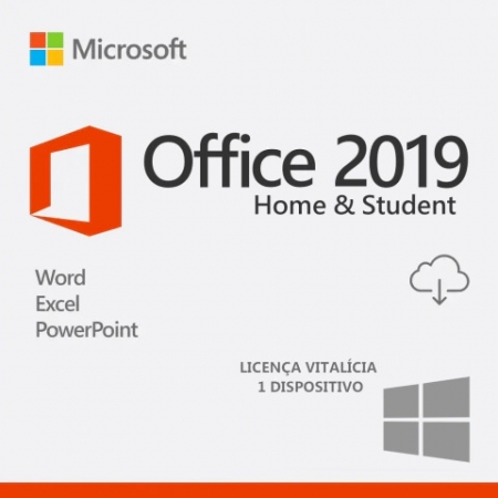 Office 2019 Home and Studant Licença Digital 1 PC ou Notebook