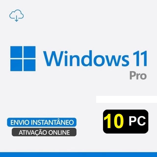 Licença Windows 11 Pro - 10 Pcs