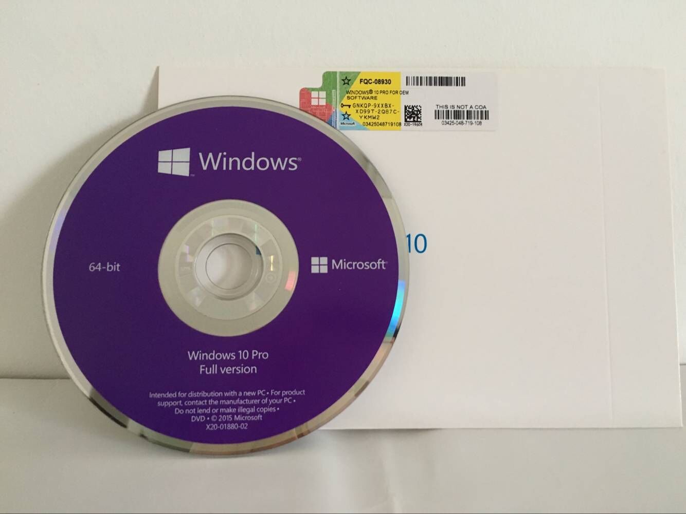 Windows 10 Pro DVD Original 32 64 bits com Licença Selo Coa Holográfico