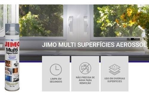 Kit 3 Jimo Multi Superfícies 400ml Metal Plastico Eletrônico 