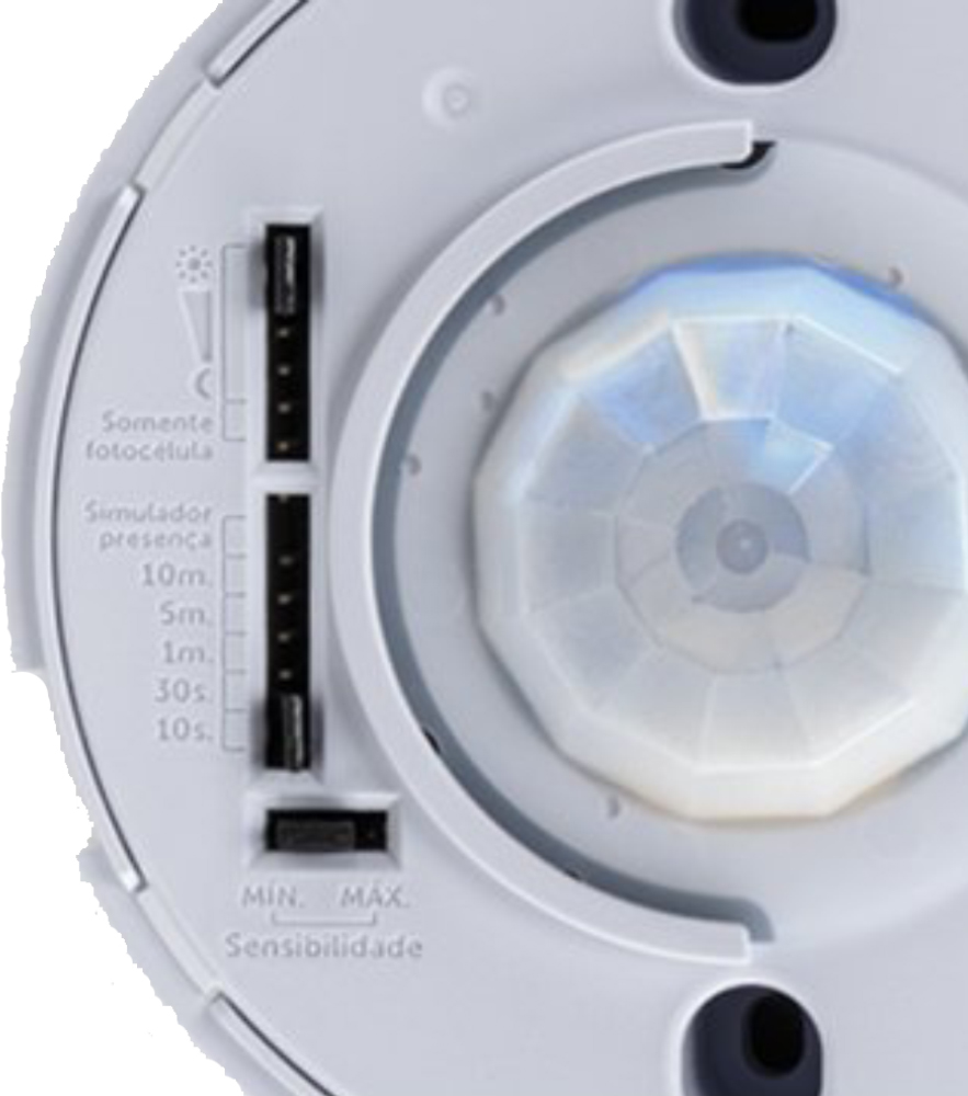 Sensor de Presença Teto Iluminação ESPi 360 Intelbras