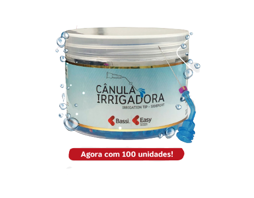 Cânula Irrigadora Bassi(C/100 Unidades) - Easy - Foto 0
