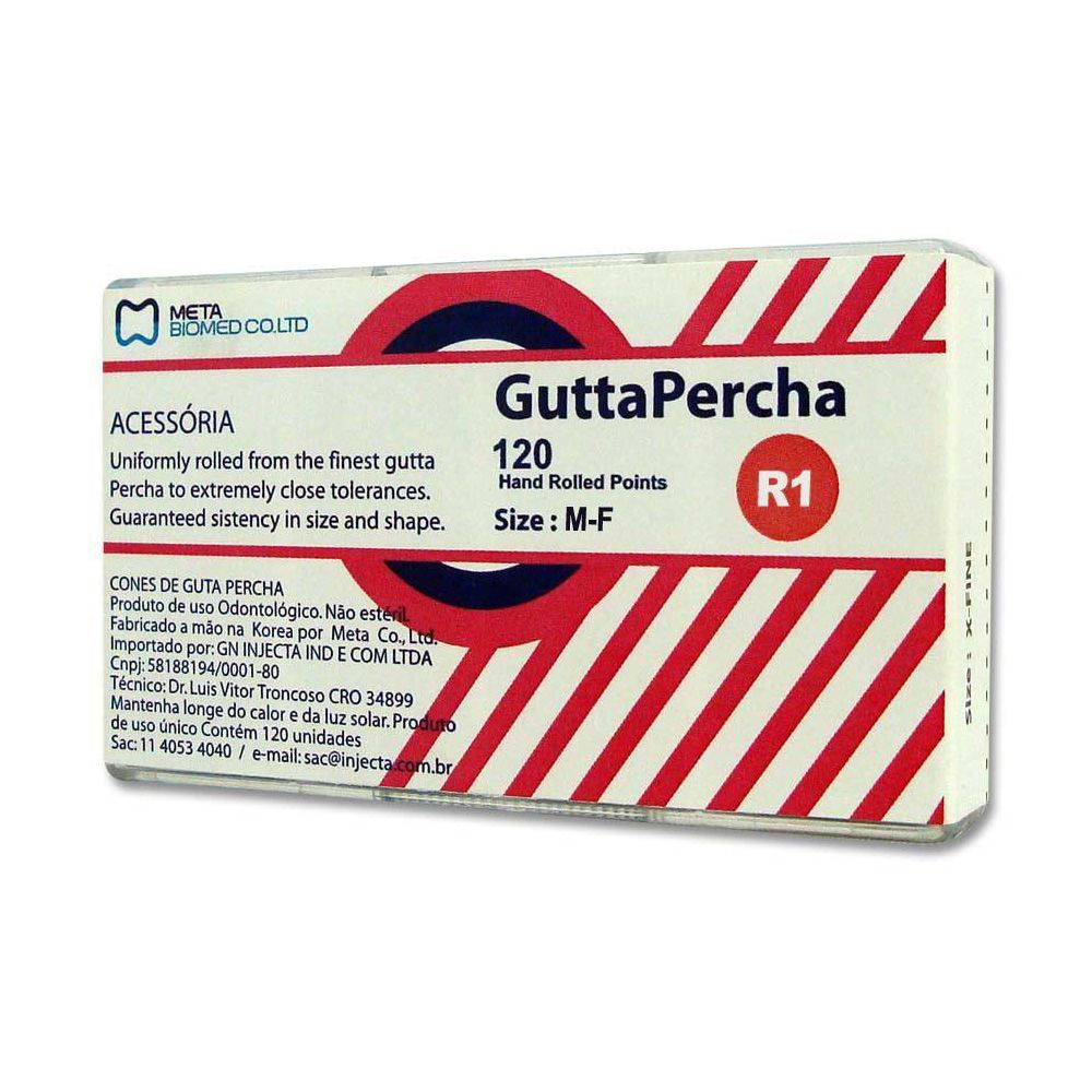 Guta Percha Acessória - Meta  - Dental Paiva