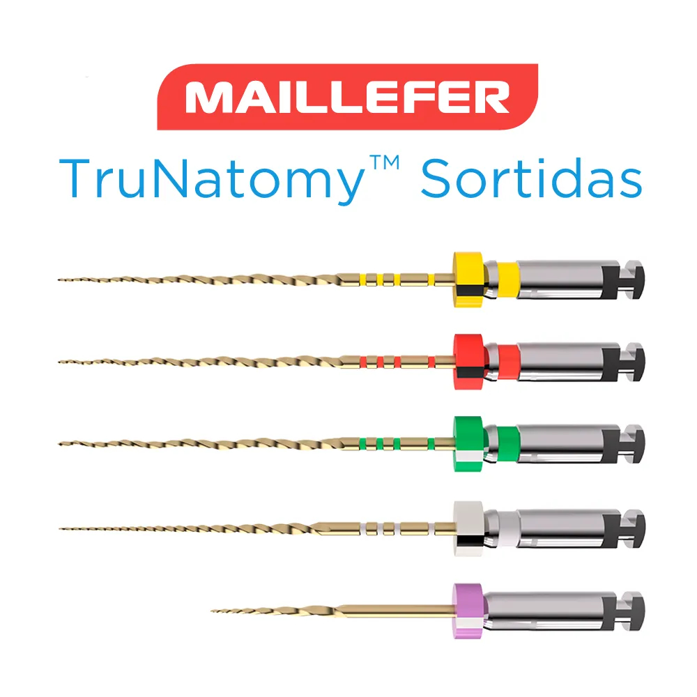 Lima TruNatomy Sortido (C/5 Unidades) Maillefer - Dentsply  - Dental Paiva