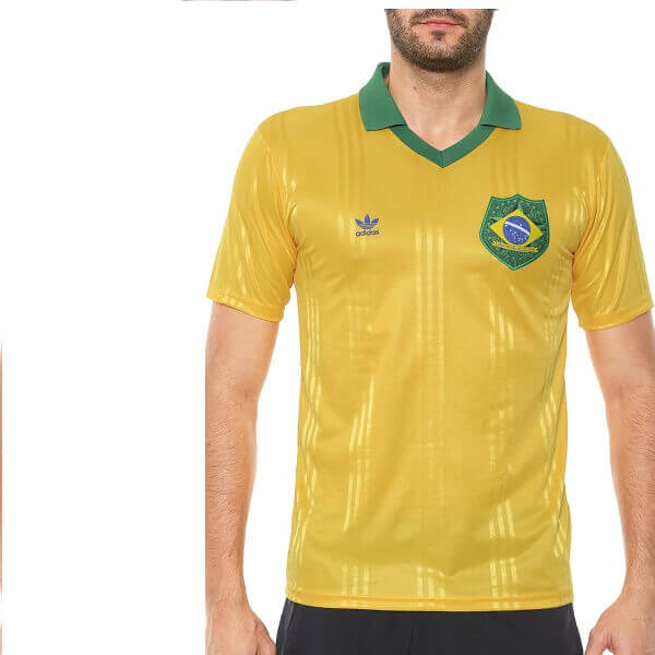 Camiseta Brasil Adidas Originals Fans ed especial torcida brasileira copa e olimpíadas