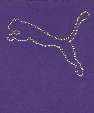 Camiseta Infantil Puma Blusinha Com Logo Metálico Refletivo