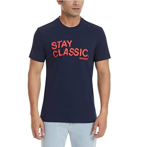 Camiseta Reebok Stay Classic Estilo Retrô Urban Wear Br8600