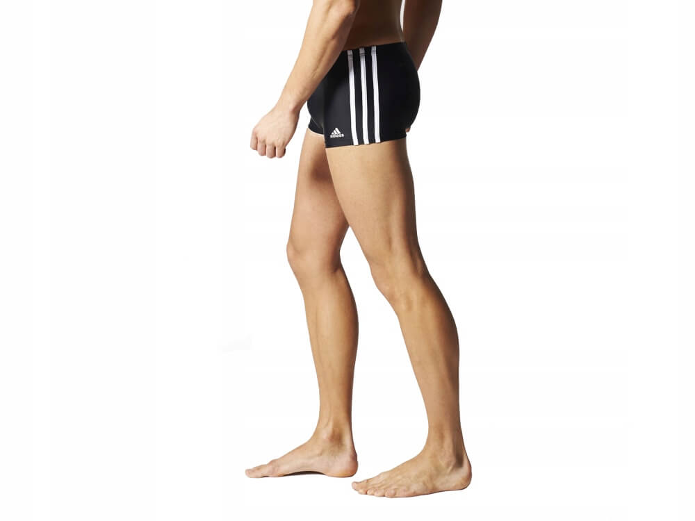 Sunga Boxer Adidas Infinitex shorts de natação praia 3s black white