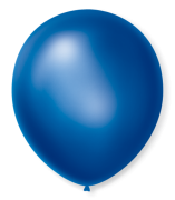 Balão São Roque Cintilante N°9 C/50un Azul