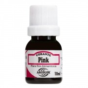 Corante Liquido Pink 10ml - Arcolor