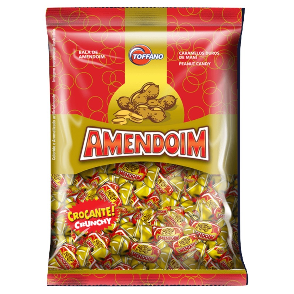 Bala Amendoim 500g - Toffano