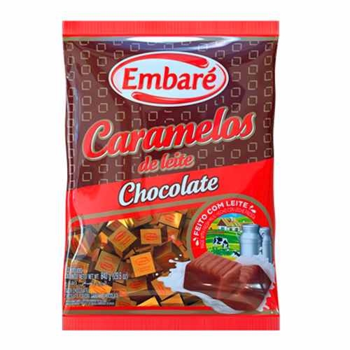Bala de Caramelo Chocolate 660g - Embaré