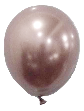 Balão São Roque Metalizado N°5 C/25un Rose Gold