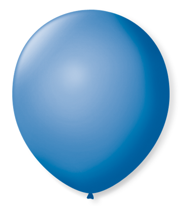 Balão São Roque N°5 Redondo C/50un Azul Turquesa
