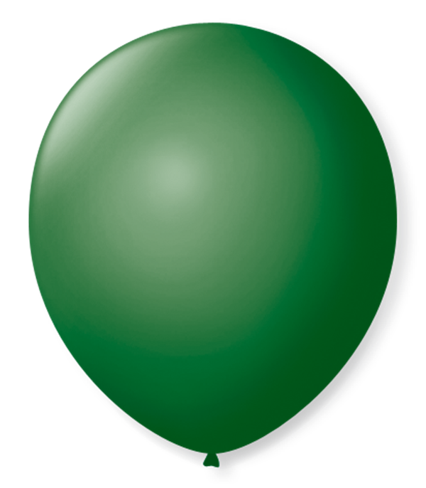 Balão São Roque N°5 Redondo C/50un Verde Folha