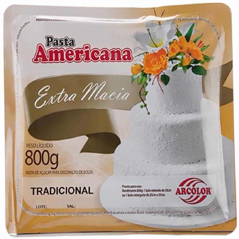 Pasta Americana Tradicional 800g - Arcolor