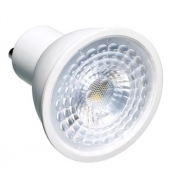 Lâmpada LED Dicroica 6,5W COB GU10 Bivolt - Branco Quente 3000K