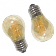 Varal de lâmpadas  - 5 Metros  - 10 bocais + 10 lampadas filamento G45
