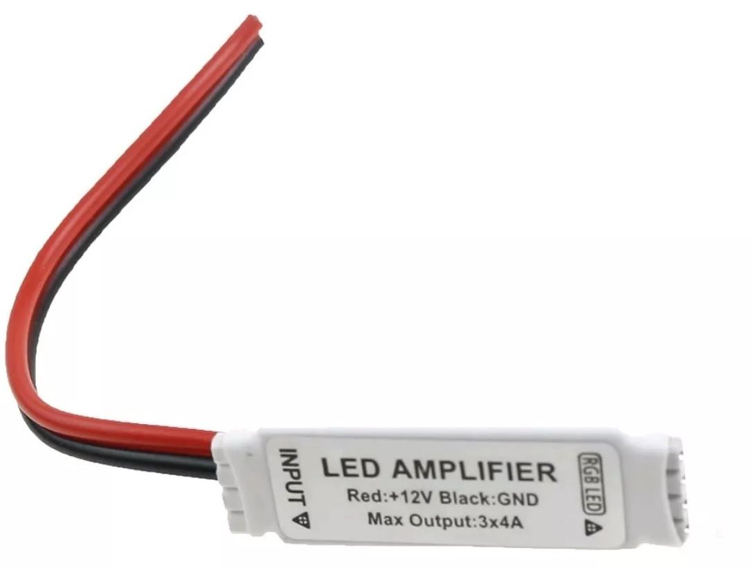 Amplificador de Sinal Fita LED RGB 12V