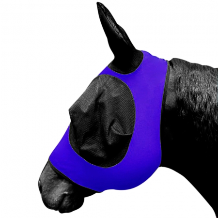 Máscara de Proteção para Cavalo de Lycra Boots Horse Azul Royal