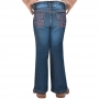 Calça Feminina Infantil Bill Way Jeans Country Strass