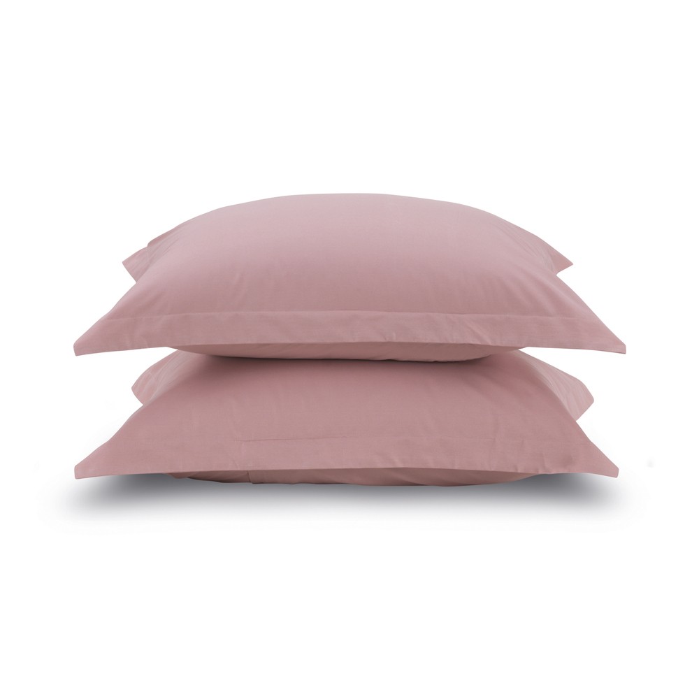 Kit 2 fronhas rosa avulsas - 100% algodão extra macio - liss karsten